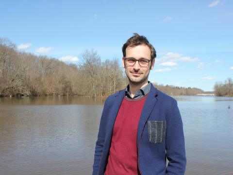 Luca Comisso at Carnegie Lake